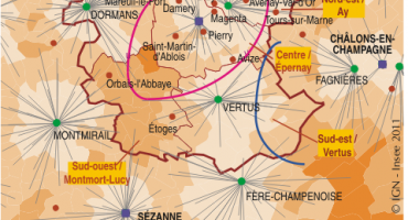 Carte Pays d'Epernay
